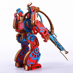 Đồ chơi lắp ráp gỗ 3D Mô hình Robot Chiến đấu Amp Powersuit XC-G009H