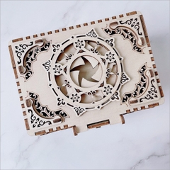 Mô hình Chuyển động Hộp Trang sức cổ Antique Box T707d Uguter Loại thường