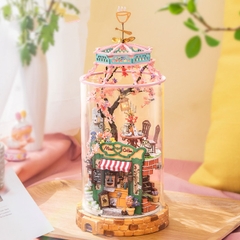 [BẢN QUỐC TẾ TIẾNG ANH] Mô hình nhà DIY Doll House Robotime Mysterious World DS001 - DS004 Glass Miniature