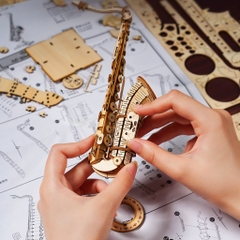 [BẢN XUẤT KHẨU TIẾNG ANH] Đồ chơi lắp ghép gỗ 3D Mô hình Nhạc cụ Robotime Music Instrument TG309 - TG411