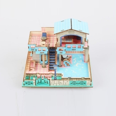 Đồ chơi lắp ráp gỗ 3D Mô hình Lembongan Island Villa