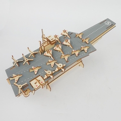 Đồ chơi lắp ráp gỗ 3D Mô hình Tàu Sân Bay Laser