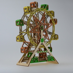 Đồ chơi lắp ráp gỗ 3D Mô hình Lucky Ferris Wheel
