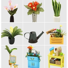 [BẢN QUỐC TẾ TIẾNG ANH] Đồ chơi lắp ráp gỗ 3D Mô hình DIY Doll House Kit Cathy is Flower DG104 Robotime