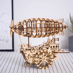 Đồ chơi lắp ráp gỗ 3D Mô hình Cơ động học Khí Cầu - Airship Robotime
