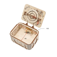Mô hình Hộp nhạc Hộp kho báu Bí mật Secret Treasure Box G612 Uguter