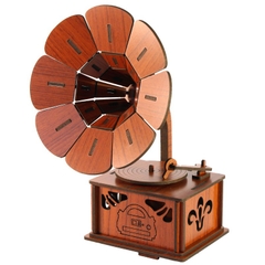 Đồ chơi lắp ráp gỗ 3D Mô hình Máy Hát R-9093