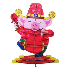 Đồ chơi lắp ráp gỗ 3D Mô hình Heo Vàng Golden Pig
