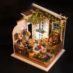 [BẢN QUỐC TẾ TIẾNG ANH] Mô hình nhà DIY Doll House Robotime Kit-Miller is Garden DG108 Robotime