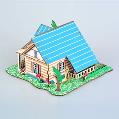 Đồ chơi Lắp ráp gỗ 3D Mô hình Fontainebleau Manor