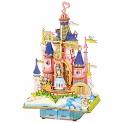 [BẢN QUỐC TẾ TIẾNG ANH] Mô hình Hộp nhạc Magic Castle AM59 Robotime Music Box