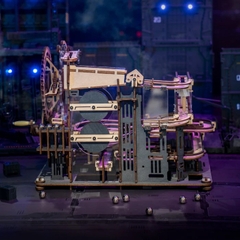 [BẢN QUỐC TẾ TIẾNG ANH] Mô hình Cơ động học Marble Night City và Marble Spaceport Robotime