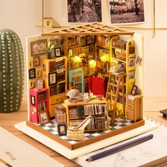 [BẢN QUỐC TẾ TIẾNG ANH] Đồ chơi lắp ráp gỗ 3D Mô hình Nhà DIY Doll House Sam's Study DG102 Robotime