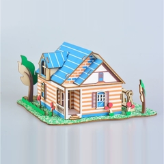 Đồ chơi Lắp ráp gỗ 3D Mô hình Fontainebleau Manor