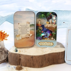 Mô hình nhà DIY Doll House Box Theatre ( Q001 - Q003 ) Kèm Bộ dụng cụ và Keo dán