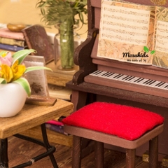 [BẢN QUỐC TẾ TIẾNG ANH] Mô hình DIY Doll House Simon's Coffee DG109 Robotime
