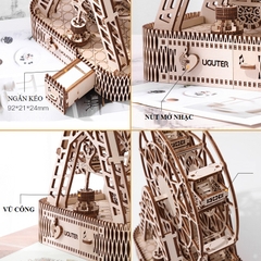 Mô hình Hộp nhạc Bánh xe Đu quay Ferris Wheel G602 Uguter