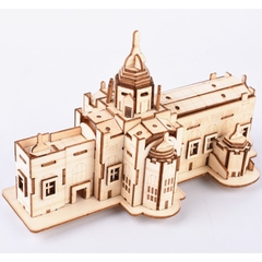 Đồ chơi lắp ráp gỗ 3D Mô hình Cung điện Thái Lan Thailand Style - Tặng kèm Đèn LED trang trí