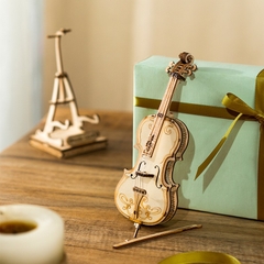 [BẢN XUẤT KHẨU TIẾNG ANH] Đồ chơi lắp ghép gỗ 3D Mô hình Nhạc cụ Robotime Music Instrument TG309 - TG411