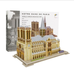 Đồ chơi lắp ghép giấy 3D Mô hình Kỳ quan Thế giới - Tặng kèm đèn LED Tower Bridge
