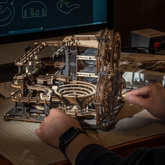 [BẢN QUỐC TẾ TIẾNG ANH] Mô hình Cơ động học Marble Night City và Marble Spaceport Robotime