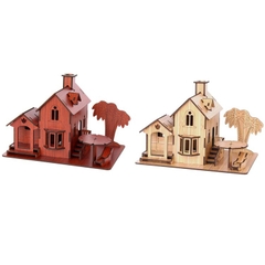 Đồ chơi lắp ráp gỗ 3D Mô hình Seaside Villa R-8073