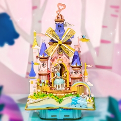 [BẢN QUỐC TẾ TIẾNG ANH] Mô hình Hộp nhạc Magic Castle AM59 Robotime Music Box