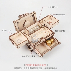 Mô hình Chuyển động Hộp Trang sức cổ Antique Box T707d Uguter Loại thường