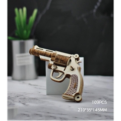 Đồ chơi lắp ráp gỗ 3D Mô hình Súng Gun Laser
