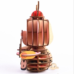 Đồ chơi lắp ráp gỗ 3D Mô hình Lucky Pig HG06