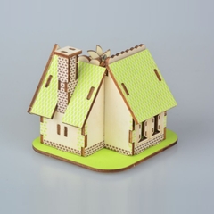 Đồ chơi lắp ráp gỗ 3D Mô hình Nhà gỗ Ellie House