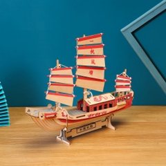Đồ chơi lắp ráp gỗ 3D Mô hình Thuyền buồm Plan Sailing Laser