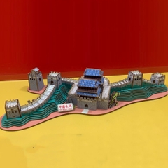 Đồ chơi lắp ghép gỗ 3D Mô hình Vạn lý Trường thành The Great Wall HF08 Laser