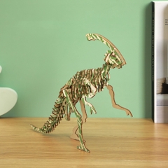 Đồ chơi lắp ráp gỗ 3D Mô hình Khủng long Parasaurolophus Laser TB-A034