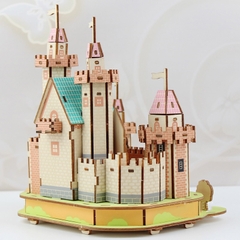 Đồ chơi lắp ghép gỗ 3D Mô hình Paradise Castle HD08