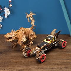 Đồ chơi lắp ráp gỗ 3D Mô hình Xe Batman Bat Mobile