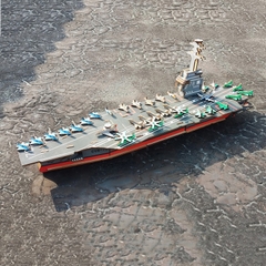 Đồ chơi lắp ráp gỗ 3D Mô hình Tàu Sân bay The USS Gerald R Ford Laser
