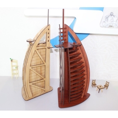 Đồ chơi lắp ráp gỗ 3D Mô hình Khách sạn Dubai