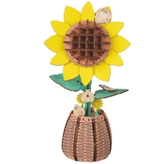 Đồ chơi lắp ghép gỗ 3D Mô hình Hoa Trang trí Decorative Flowers Laser