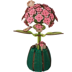 Đồ chơi lắp ghép gỗ 3D Mô hình Hoa Trang trí Decorative Flowers Laser