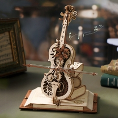 Mô hình Hộp nhạc Đàn Cello Thần Kỳ Magic Cello AMK63 Music Box Robotime