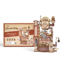 [BẢN QUỐC TẾ TIẾNG ANH] Mô hình Cơ động học Nhà máy Sô Cô La Chocolate Factory LGA02 Robotime
