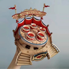[BẢN QUỐC TẾ TIẾNG ANH] Mô hình Cơ động học Bàn Trà Tilt-A-Whirl EA04 Robotime