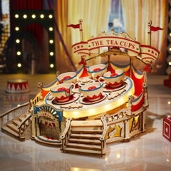 [BẢN QUỐC TẾ TIẾNG ANH] Mô hình Cơ động học Bàn Trà Tilt-A-Whirl EA04 Robotime