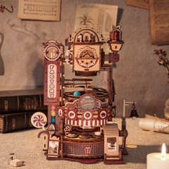 [BẢN QUỐC TẾ TIẾNG ANH] Mô hình Cơ động học Nhà máy Sô Cô La Chocolate Factory LGA02 Robotime