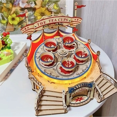 [BẢN QUỐC TẾ TIẾNG ANH] Mô hình Cơ động học Bàn Trà Tilt-A-Whirl EA04 Robotime