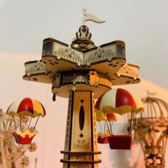 [BẢN QUỐC TẾ TIẾNG ANH] Mô hình Cơ động học Tháp Dù Parachute Tower EA01 Robotime