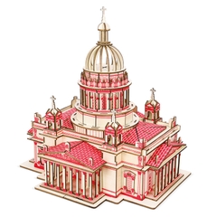 Đồ chơi lắp ráp gỗ 3D Mô hình Nhà thờ Christian Cathedral Laser