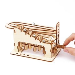 Đồ chơi Lắp ráp gỗ 3D Mô hình Cơ động học Marble Run