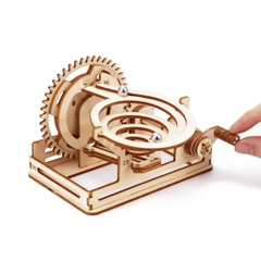 Đồ chơi Lắp ráp gỗ 3D Mô hình Cơ động học Marble Run